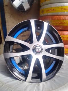 BRAND NEW ALLOY RIMS FOR SUZUKI MEHRAN AND HIROOF.