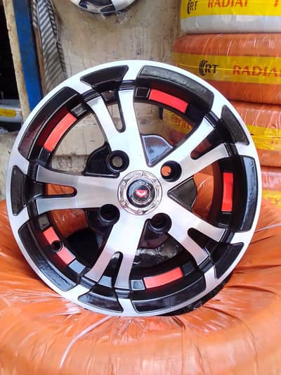 BRAND NEW ALLOY RIMS FOR SUZUKI MEHRAN AND HIROOF - Spare Parts ...