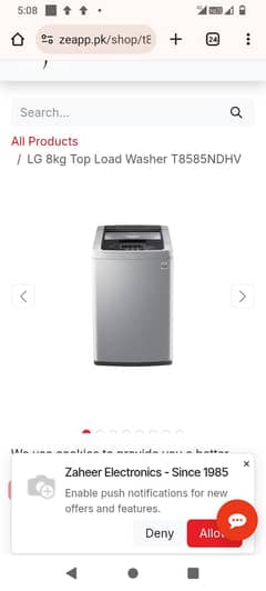 SLIGHTLY USED AUTOMATIC WASHING MACHINE