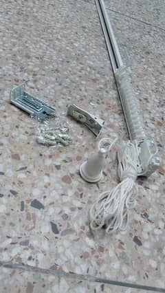 Curtains railing set for an office or home room in excellent condition
