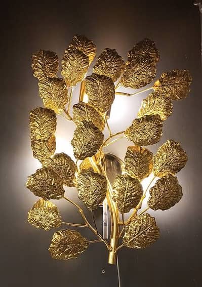 Wall lights golden
