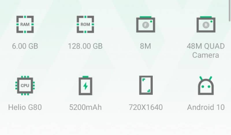infinix note8i 6ram 128memory dual sim memory card phone with charger 0