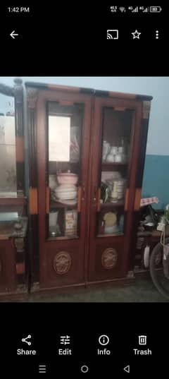 wooden divider