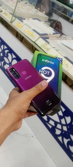 infinix Hot 9 with box  tith box all ok serious buyer just contact me