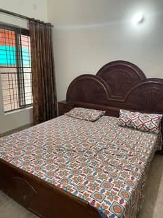wood bed
