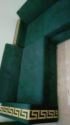 pure black sofa set 2+2