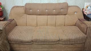 three pie sofa with cover