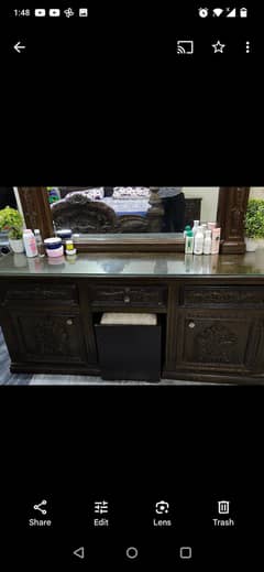 Shehnshahi bed pure wood 