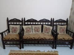 4 seater sofa set and deewan good condition
