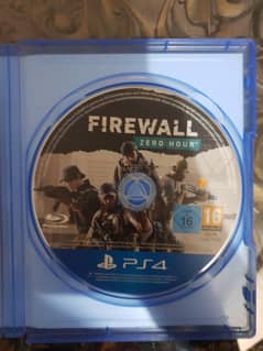 FIRE WALL ZERO HOUR PS4 VIDEO GAME