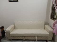 sofa bed with storage , best quality fabric and wood used.