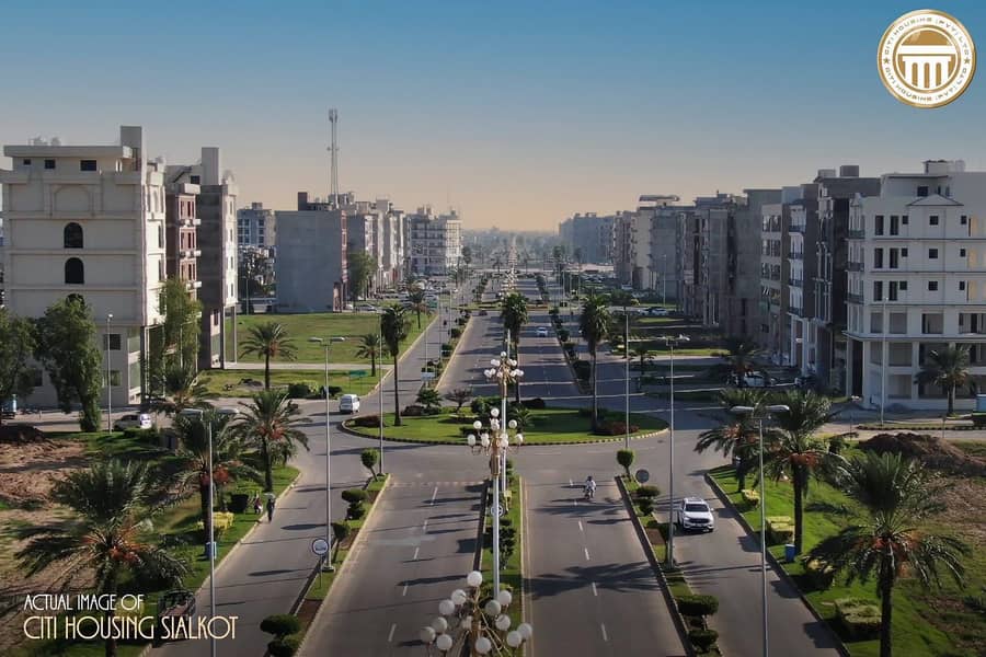 10 Marla Prime Location Plot in A Block Citi Housing Sialkot. 1