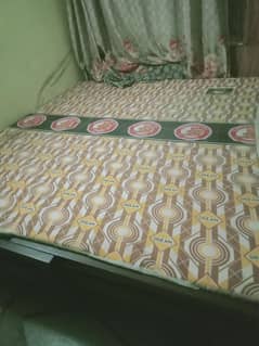 Double bed with mattress
