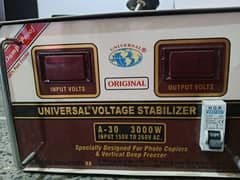 Universal Voltage Stabilizer A-30 3000 Watts