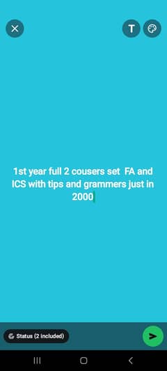 1st year fu course