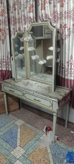 wooden dressing table
