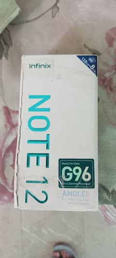 Infinix note 12 G96 used good condition