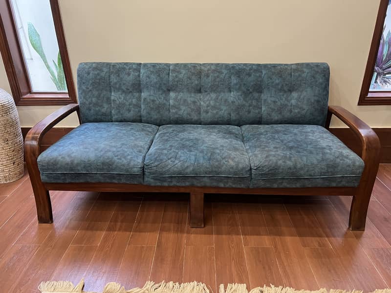 Complete Sofa set with center tables 8