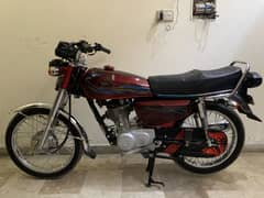 Honda CG 125 Call 03029636017 All new condition argent sale