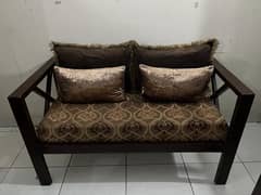 4 Seater Sofa Set Pure Sheesham Wood with Molty Foam Seats