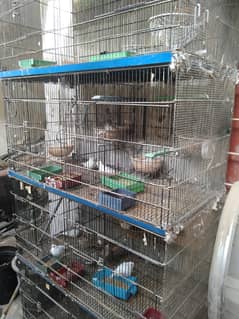 cage 8 boxes 1.5×1.5 slightly used