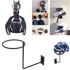 Hangable Sport Bike Cycle Helmet Jacket Holder Display Stand Organiser