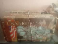 marble dinners set 78pcs (new)