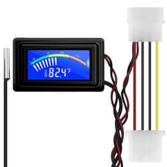 Universal 5~24V LCD car Water pump Thermometer Temp Tester