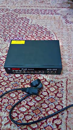 D-Link PoE Switch 8+2 Port | 150W Power | Reliable for CCTV & Network