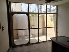 Door frame Gate frame metal structure and glass