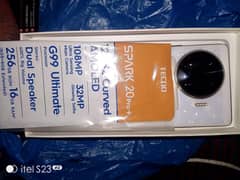 techno spark 20 pro Plus 8GB RAM 256 ROM