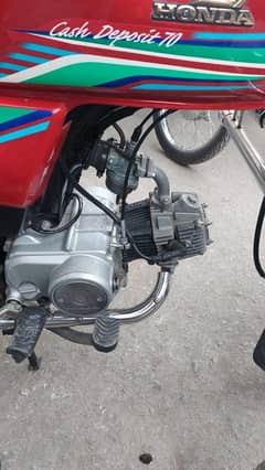 Honda CD70cc bick argent for sell engan file ok whtsap03418165591