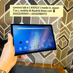 Lenovo tab 6 (A101LV ) 4/64GB original Japan 03132988773+03212281279