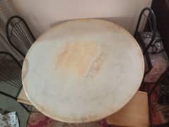 Dining table round with 4 chairs