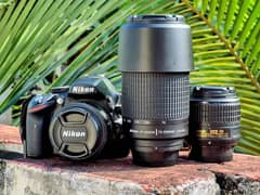 Nikon D3200 with all accessories and Nikon bag 10/10 condition