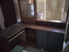 Wooden Computer Counter