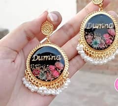 Resin customize jhumka