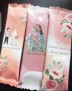 Customize chocolate wrapper 