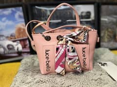 Light pink “Luce Bella” handbag