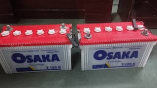 2 Osaka T125-S (15 Plates Platinum Plus Battery)