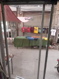 Glass Door for shop "6" FT weidht "7.7" lenght