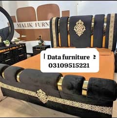 double bed, king size bed, side tables, home furniture, room furnitur