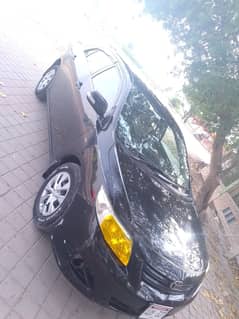 Toyota Corolla GLI 2011 black color