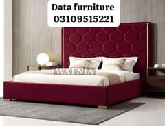 double bed, king size bed, side tables, home furniture, room furnitur