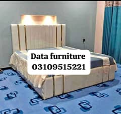 double bed, king size bed, side tables, home furniture, room furnitur