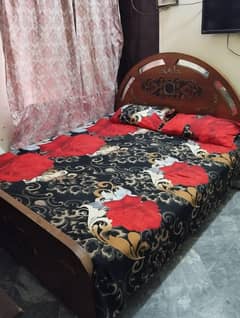 Double bed with matress