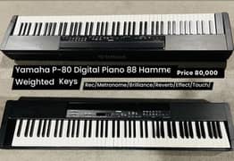 Digital piano 88 Hammer weighted keys yamaha korg casio roland