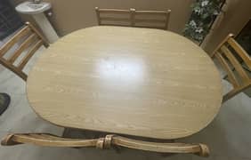 Dining Table - 6 Seater Table, Solid Wood