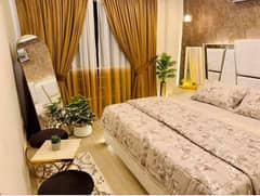 1 Bedroom VIP Full furnish flat per day available in Bahria town Lahore 0300 4561276