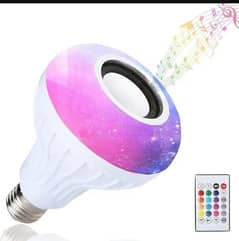 LED light with Bluetooth speaker with full lights changing features